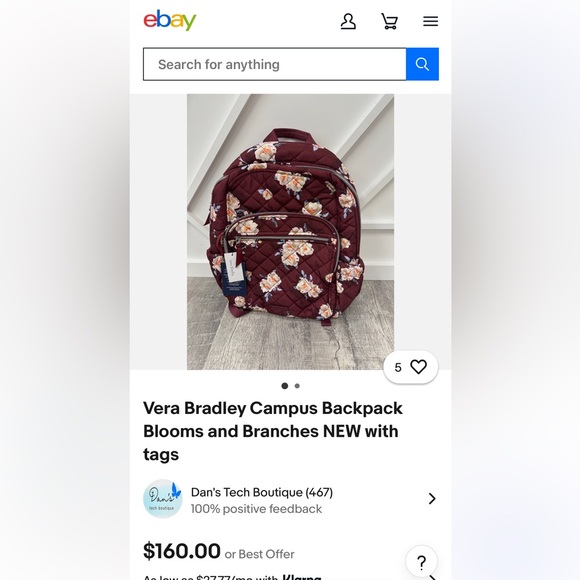 🌸 Quilted Floral Backpack – Burgundy Multi Pocket Travel/Everyday Bag/small 🌸 - Picture 13 of 14